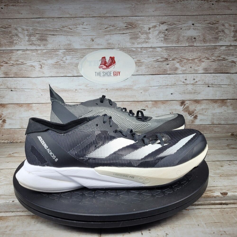 Adidas Adizero Adios 8 Carbon Women's Size 7.5 White Athletic Running Shoes